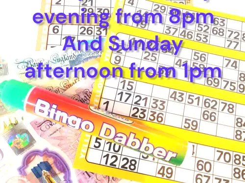 Weekly Bingo events
