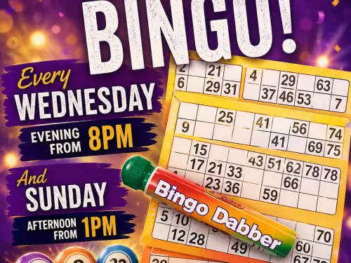 Weekly Bingo events